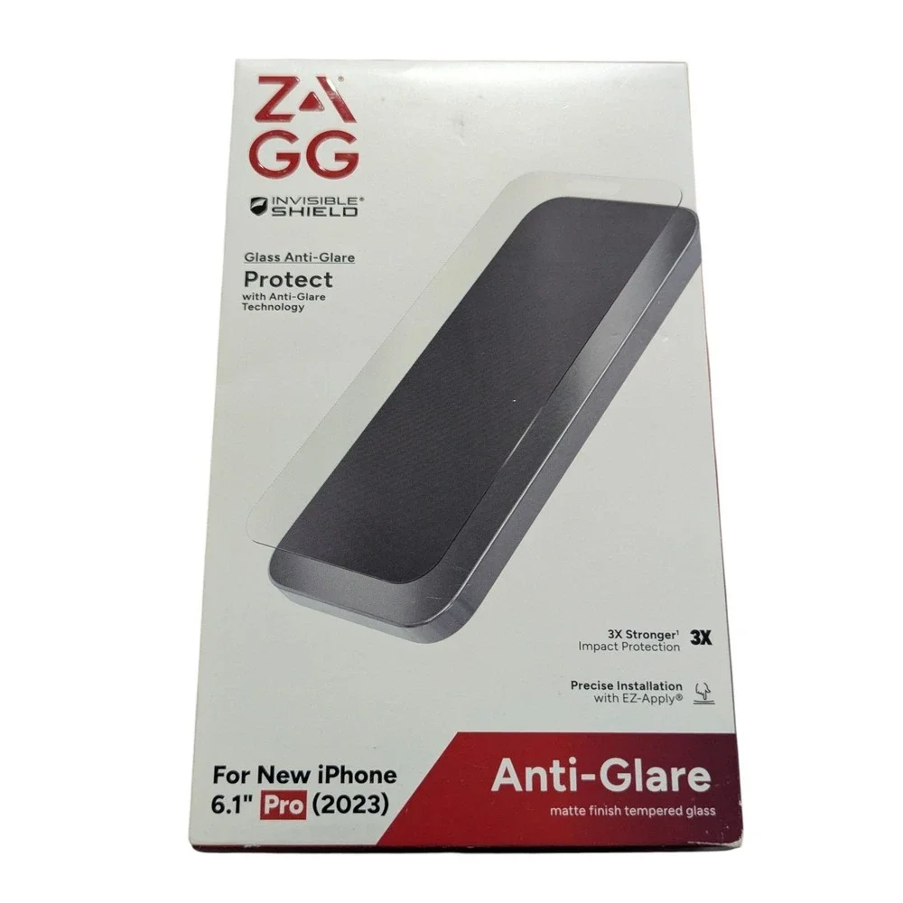 V1-N ZAGG Invisible Glass Anti-Glare Screen Protector for Apple iPhone‎ 15 Pro